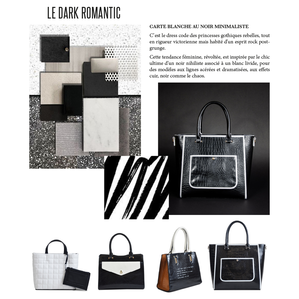 Dark romantic : une tendance maroquinerie autonome hiver 2020 